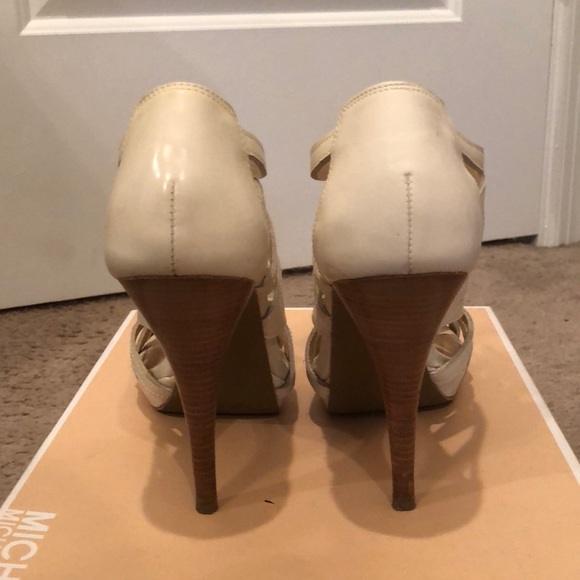 Worn Michael kors shimmer zip front heels - Picture 3 of 7